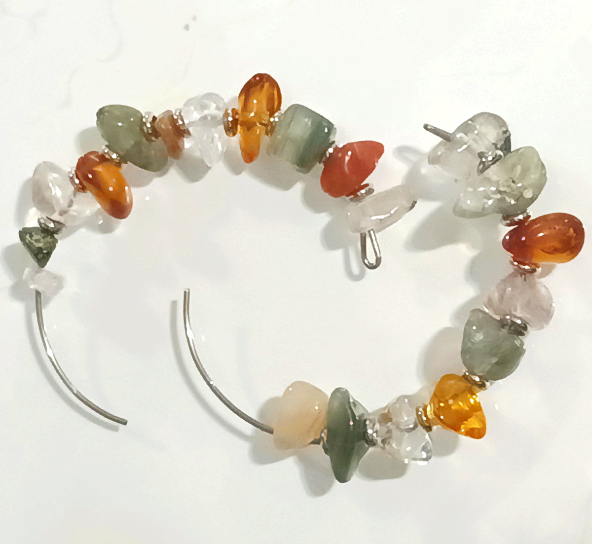 Créoles Chakra · Pierres naturelles