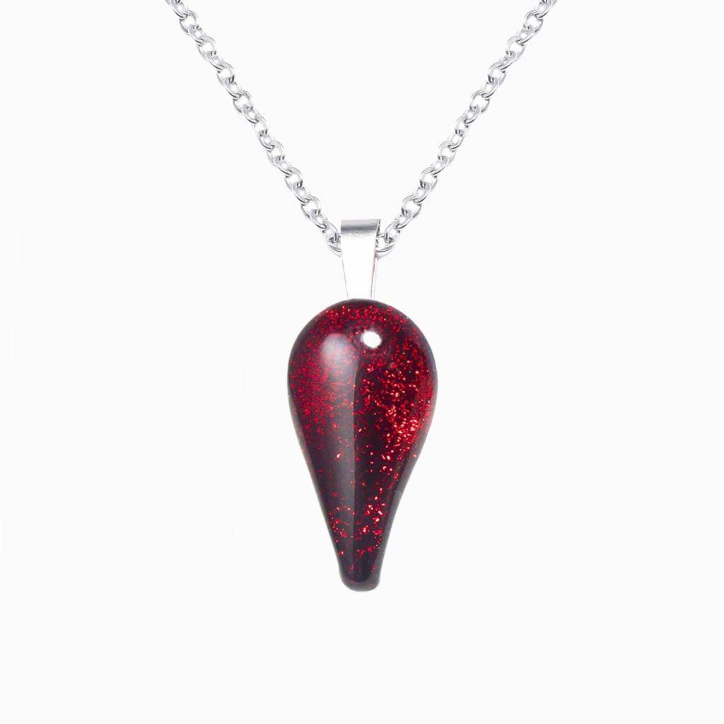 NECKLACE RED RUBY | DROP | REFLET[proNECKLACE RED RUBYduct_vendor]MicrocosmosPRODUCT INFORMATION

Exlusive Microcosmoses Glass Reflet
Bead size length: 20 mm/ 0.8" |  width: 12 mm/ 0.5"

Base chain: Sterling Silver 925 ~ Stainless Steel 
ChaiNECKLACE