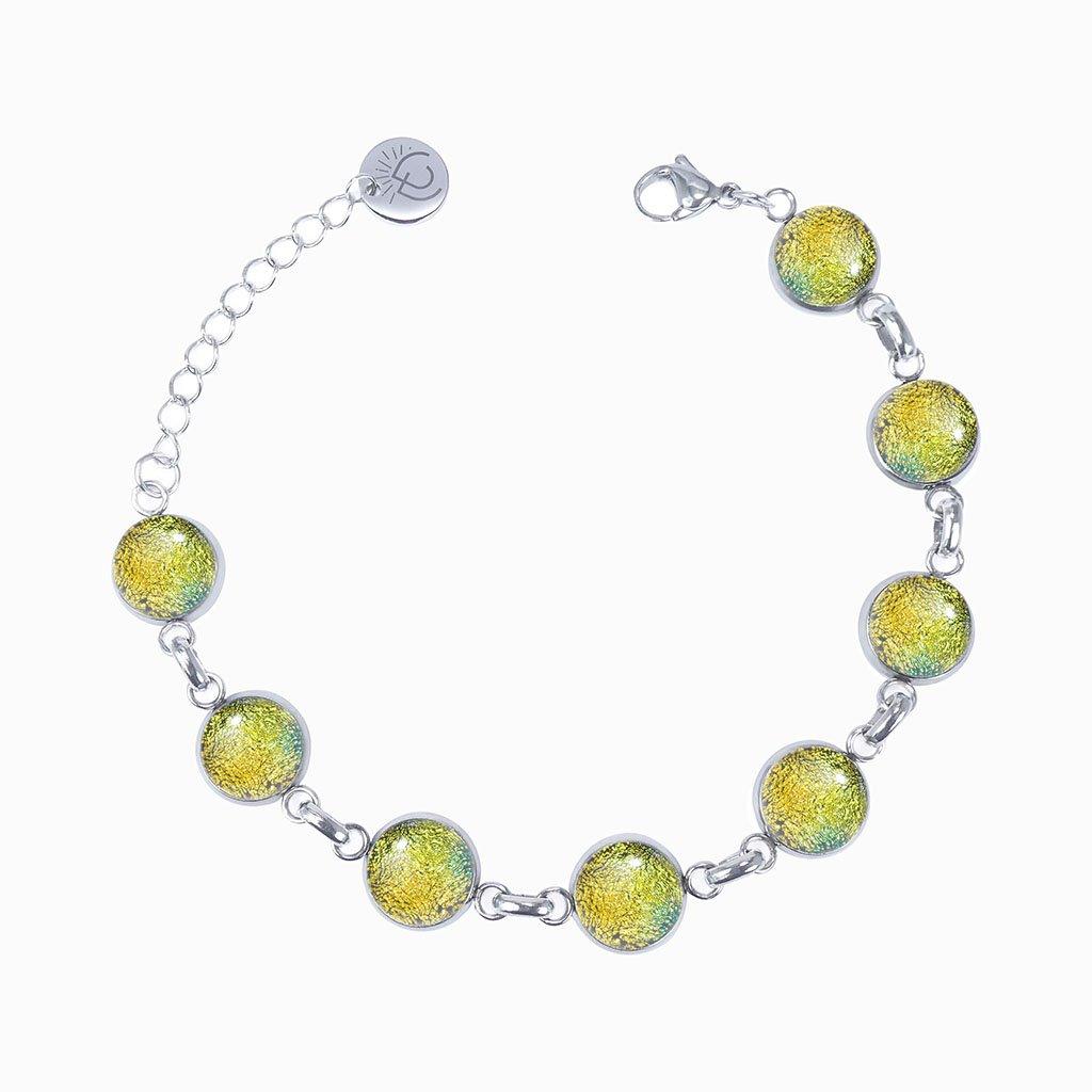 BRACELET GOLD ~ GREEN BOKEH | REFLET | ADJUSTABLE STEEL[proBRACELET GOLD ~ GREEN BOKEHduct_vendor]MicrocosmosPRODUCT INFORMATION

Exclusive Microcosmoses Glass Reflet™
Base: Stainless Steel Easy clasp closure
Pearls size: 10 mm / 0.4"

Free Gift Box 


The  Microcosmoses  RBRACELET GLASS REFLET