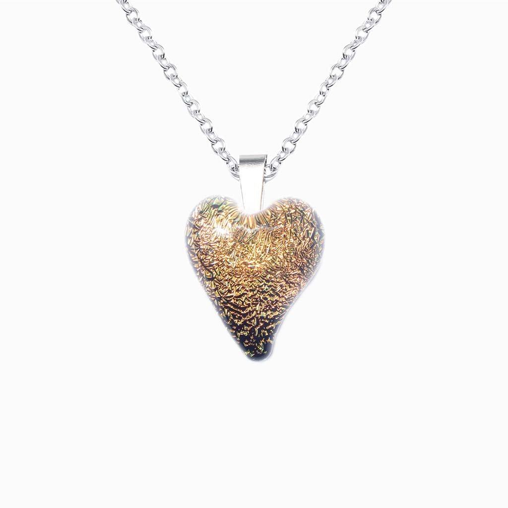 NECKLACE COPPER ~ GREEN BOKEH | HEART | REFLET[proNECKLACE COPPER ~ GREEN BOKEHduct_vendor]MicrocosmosPRODUCT INFORMATION                             

Exlusive Microcosmoses Glass Reflet
Bead size length: 18 mm / 0.7" |  width: 13 mm / 0.5"     

Base chain: SterlinNECKLACE