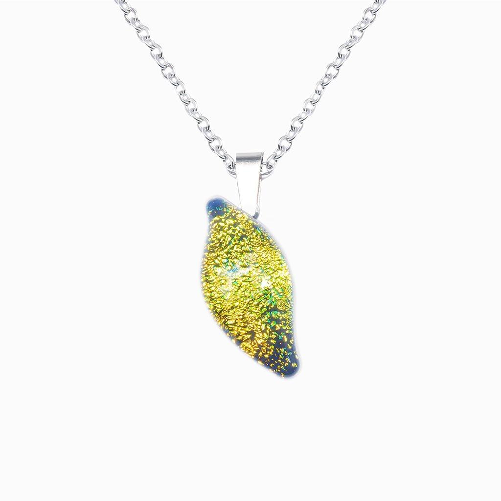 NECKLACE GOLD ~ GREEN BOKEH | ALMOND | REFLET[proNECKLACE GOLD ~ GREEN BOKEHduct_vendor]MicrocosmosPRODUCT INFORMATION

Exlusive Microcosmoses Glass Reflet
Bead size length: 25 mm / 1" |  width: 10 mm / 0.4"

Chain: Sterling Silver 925 ~ Stainless Steel 
Chain thiNECKLACE