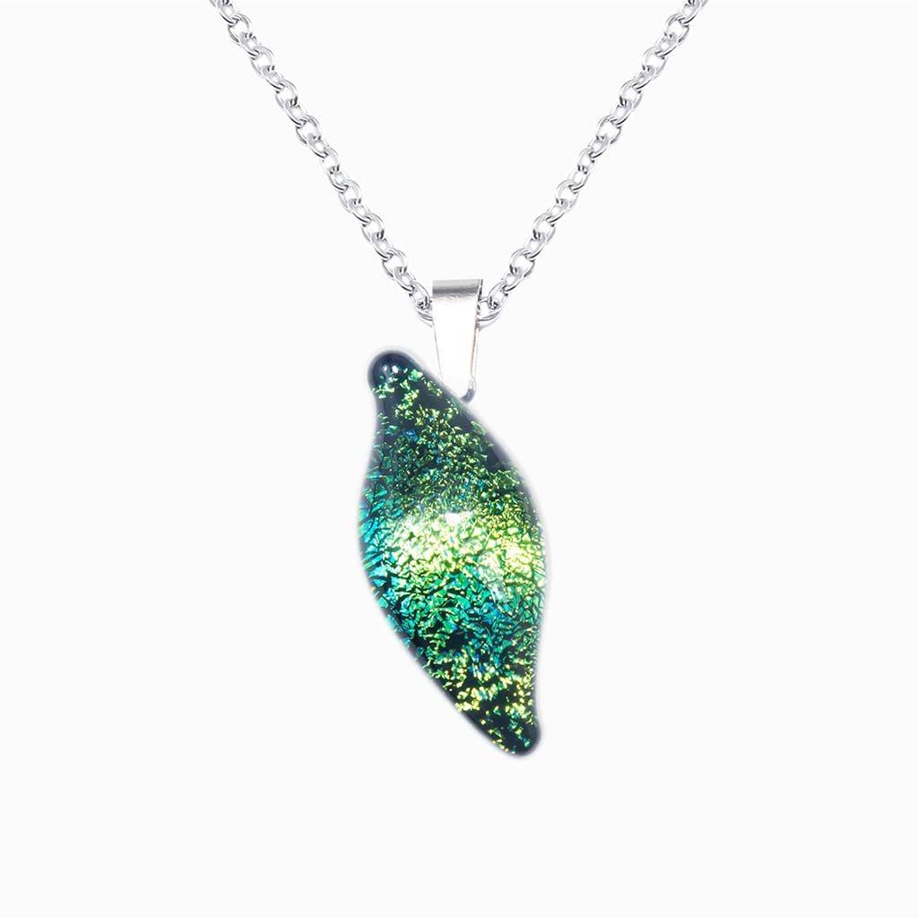 NECKLACE GREEN KELLY ~ BLUE BELIZE | ALMOND | REFLET[proNECKLACE GREEN KELLY ~ BLUE BELIZEduct_vendor]MicrocosmosPRODUCT INFORMATION

Exlusive Microcosmoses Glass Reflet
Bead size length: 25 mm / 1" |  width: 10 mm / 0.4"

Chain: Sterling Silver 925 ~ Stainless Steel 
Chain thiNECKLACE