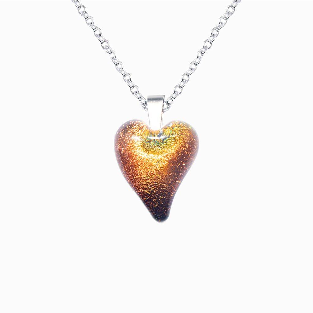 NECKLACE ORANGE GOLD ~ CRYSTAL GREEN | HEART | REFLET[proNECKLACE ORANGE GOLD ~ CRYSTAL GREENduct_vendor]MicrocosmosPRODUCT INFORMATION                             

Exlusive Microcosmoses Glass Reflet
Bead size length: 18 mm / 0.7" |  width: 13 mm / 0.5"     

Base chain: SterlinNECKLACE