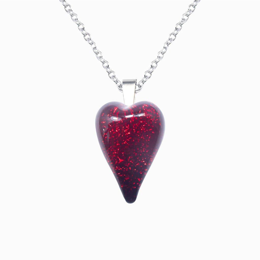 NECKLACE RED RUBY | HEART | REFLET[proNECKLACE RED RUBYduct_vendor]MicrocosmosPRODUCT INFORMATION                             

Exlusive Microcosmoses Glass Reflet
Bead size length: 18 mm / 0.7" |  width: 13 mm / 0.5"     

Base chain: SterlinNECKLACE