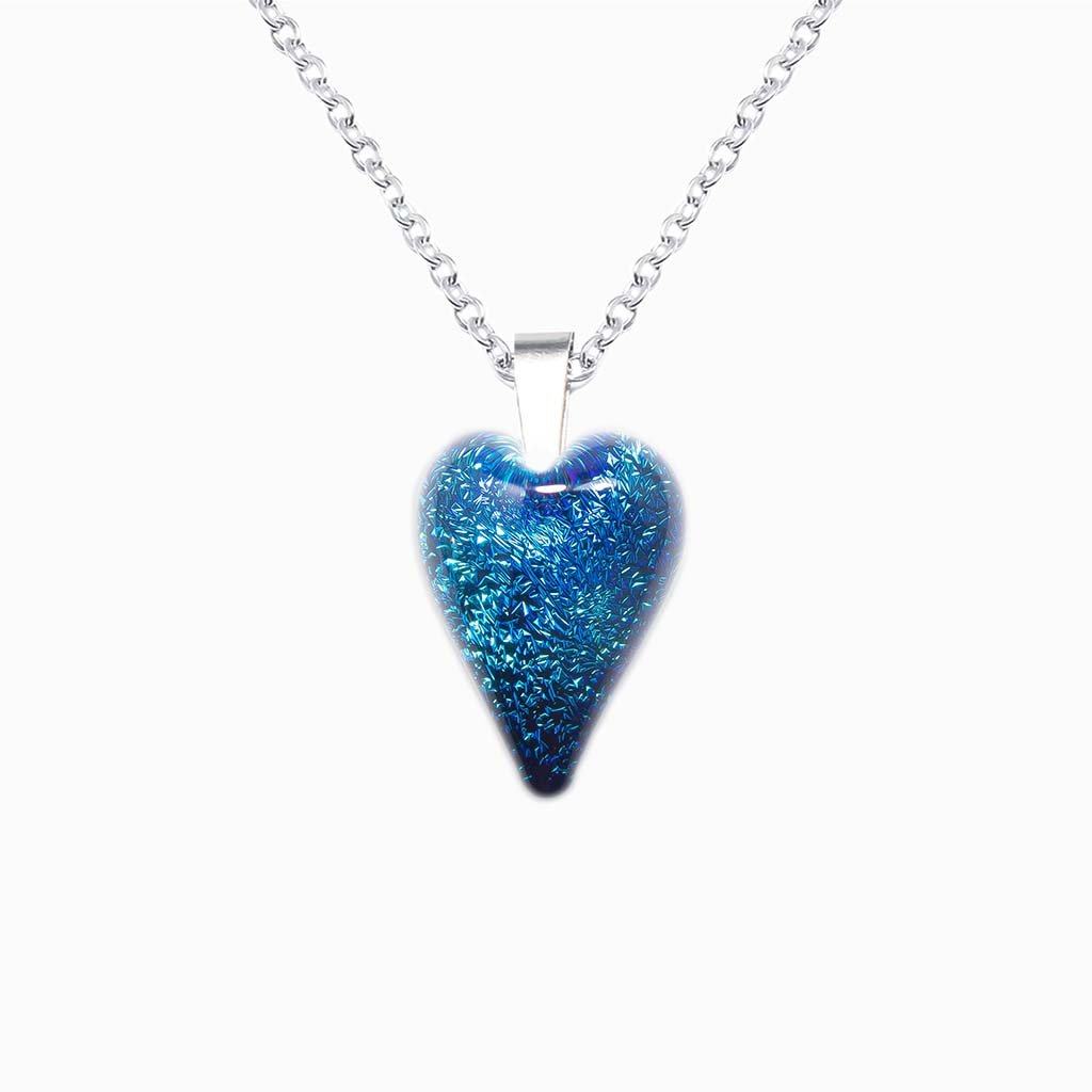 NECKLACE VERT DE BLEU ~ TEAL | HEART | REFLET[proNECKLACE VERT DE BLEU ~ TEALduct_vendor]MicrocosmosPRODUCT INFORMATION                             

Exlusive Microcosmoses Glass Reflet
Bead size length: 18 mm / 0.7" |  width: 13 mm / 0.5"     

Base chain: SterlinNECKLACE