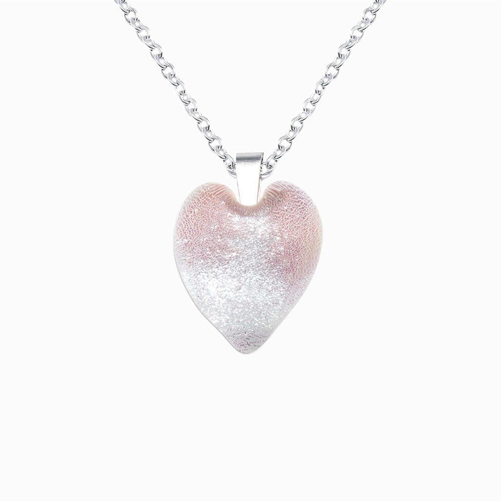 NECKLACE IRIDESCENT WHITE | HEART | REFLET[proNECKLACE IRIDESCENT WHITEduct_vendor]MicrocosmosPRODUCT INFORMATION                             

Exlusive Microcosmoses Glass Reflet
Bead size length: 18 mm / 0.7" |  width: 13 mm / 0.5"     

Base chain: SterlinNECKLACE